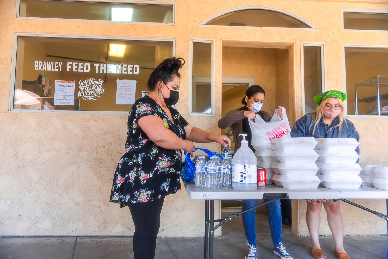 Brawley Feed the Need charity fed and clothed the homeless on Thanksgiving